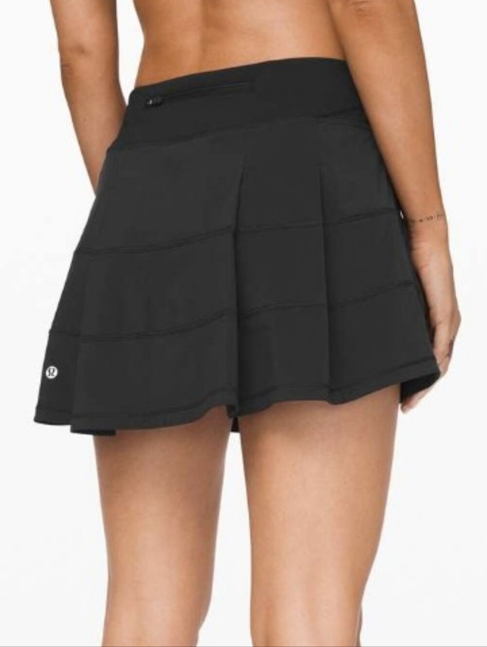 Lululemon Pace Rival Skirt (Tall) 4-way Stretch Black Skort 12